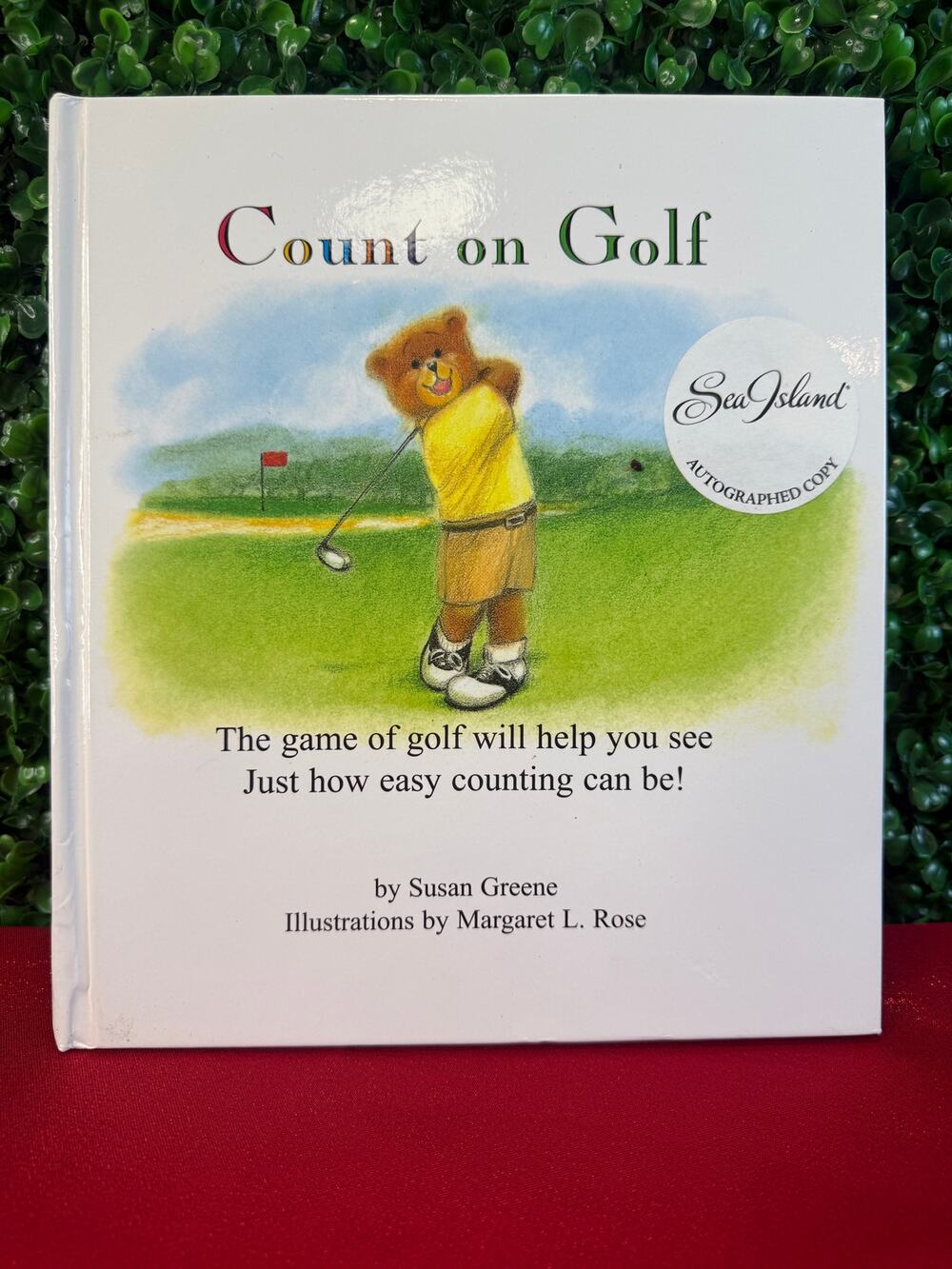 Count on Golf Hardcover Book Susan Greene Signed Autographed Margaret L Rose